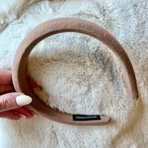 BOUTIQUE HANDMADE Light Brown Cloth Headband